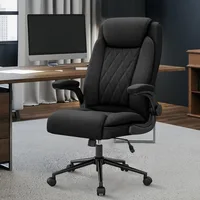 Big and Tall Fabric Office Chair -500 lb Heavy Duty Office Chair for Big Man, High Back Executive Office Desk Chair with 120° Ti 1