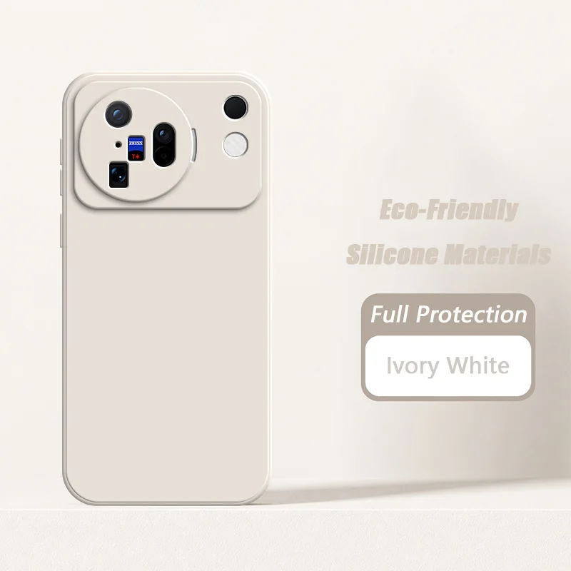 Upgraded Liquid Silicone Phone Cover with Soft Shockproof Microfiber Lining
