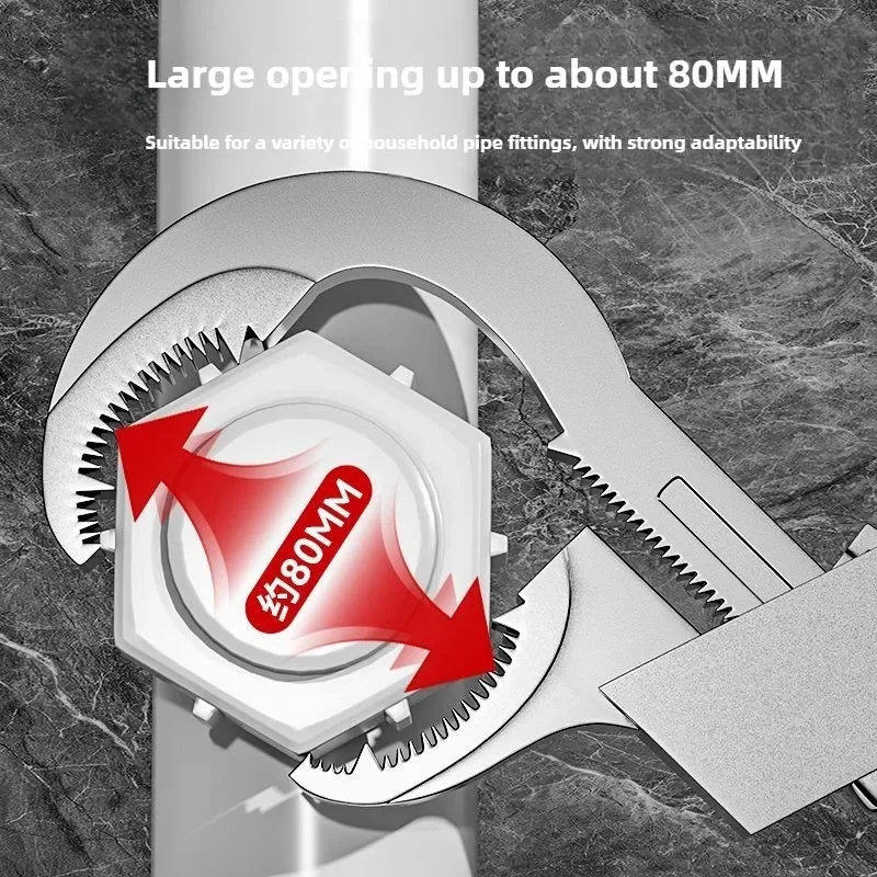 Multi-Function Sink Wrench – Universal Large Opening Faucet Tool for Bathroom and Household Pipe Installation