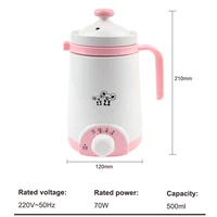 Tasse à ragoût électrique, bouilloire thermique, chaudière à eau chaude, théière chauffante en céramique, chauffe-lait de voyage, Pot de santé, soupe Congee, mijoteuse 5