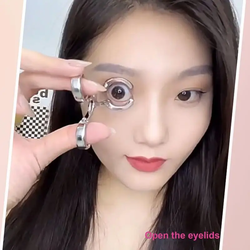 Contact Lens Wearing Tool Eye-Opening Clips Eyelid Spreader Contact Lens Wearing Aids Eyelid Stretcher