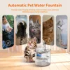 Fuente de agua para gatos y perros pequeños