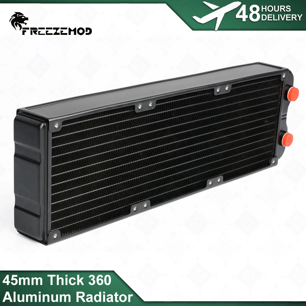 Zemod-radiador de Alumínio para Resfriamento a Água do Computador Camada Dupla Dissipador de Calor Independente de Duas Camadas 45 mm de Espessura 360 mm Sr360sl