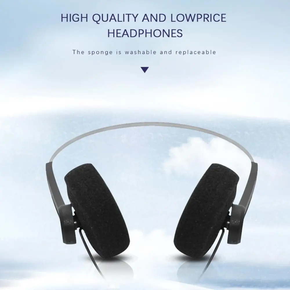 Classic Vintage-80's Headphones Retro Underwire Headphone