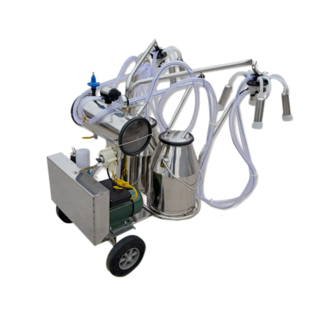 High Efficiency 25-50 Cows/Hour Capacity Milking Machine Portable Vacuum Type Milking Machine Provided 75 Full Automatic