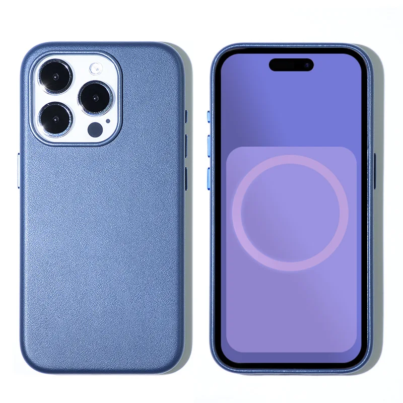

Кожаный чехол для iPhone 15 Pro Max Plus iPhone15 с полными краями