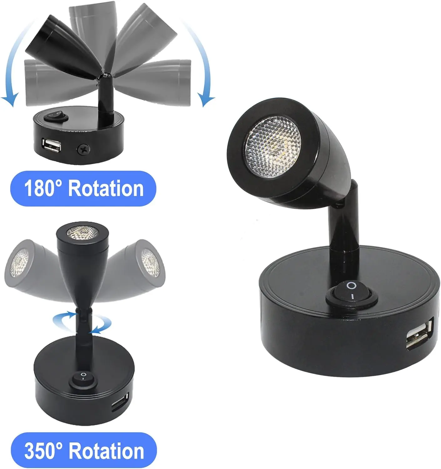 RV-12V-24V-Reading-Light-USB-Port-Camper-Van-LED-Light-Interior-Light ...