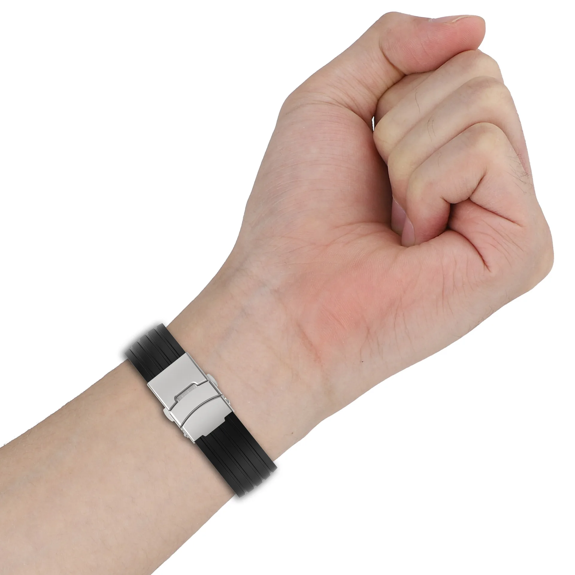 silicone Apple Watch Band 44mm 40mm 42mm 38mm Sport Strap