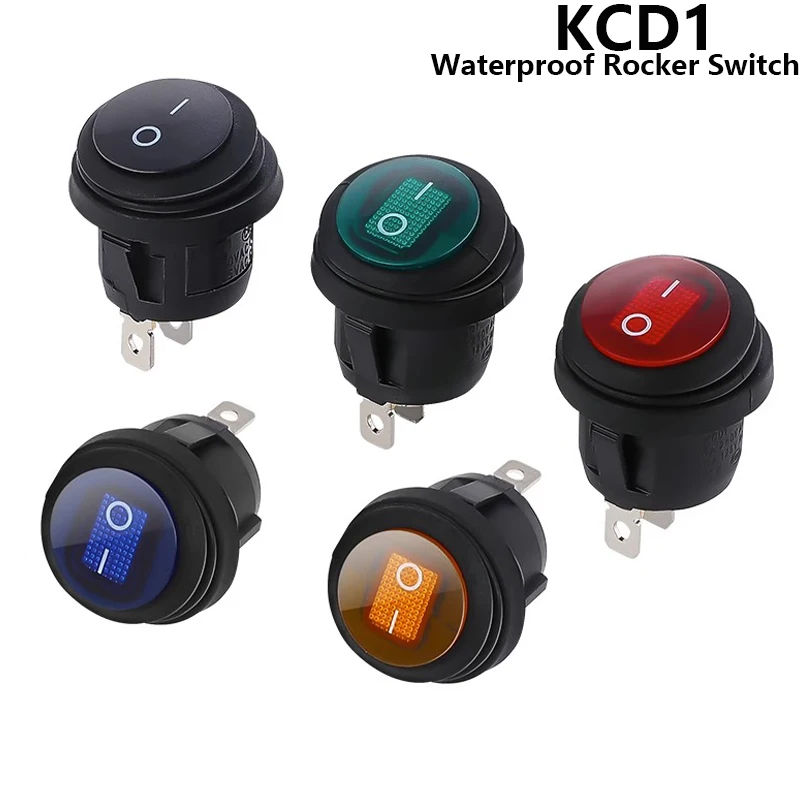 Rodada-imperme-vel-LED-Rocker-Switch-interruptor-do-bot-o-de-alimenta-o ...