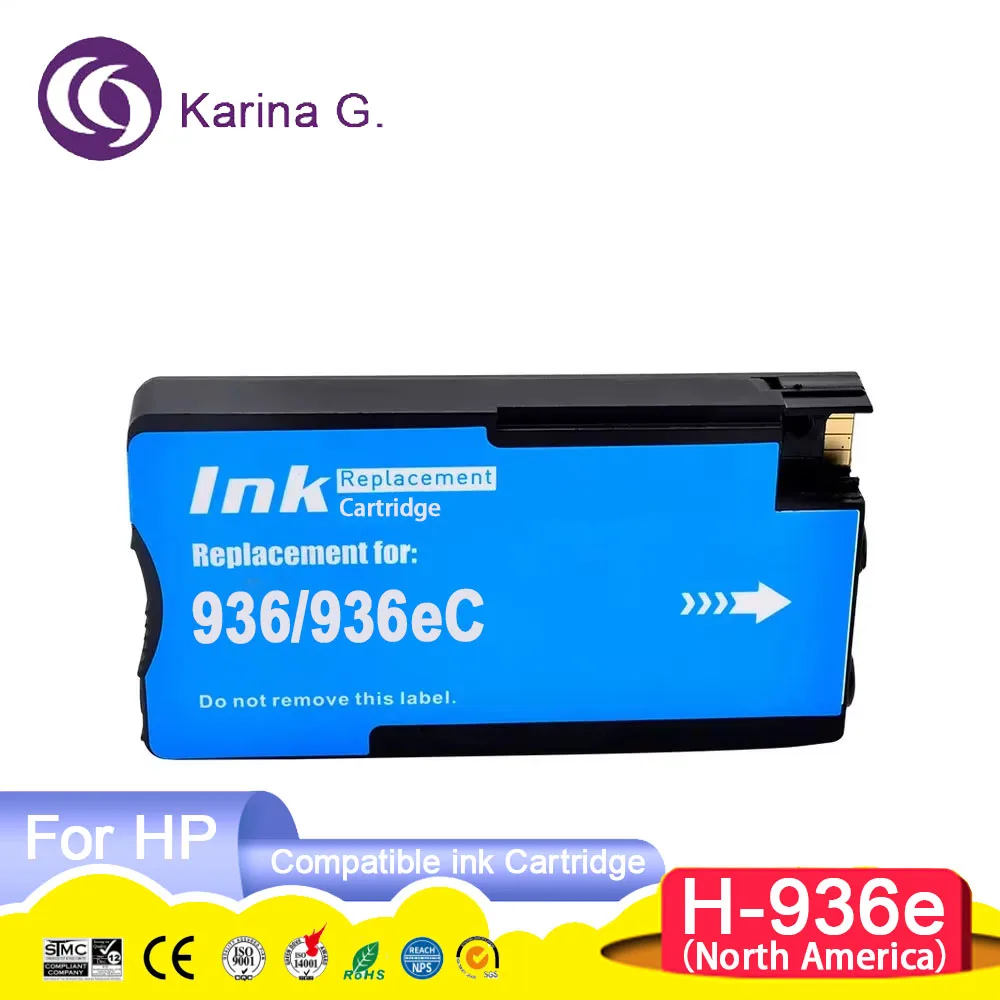 For 936e 936 Premium Color Compatible Inkjet Ink Cartridge for 936 OfficeJet 91