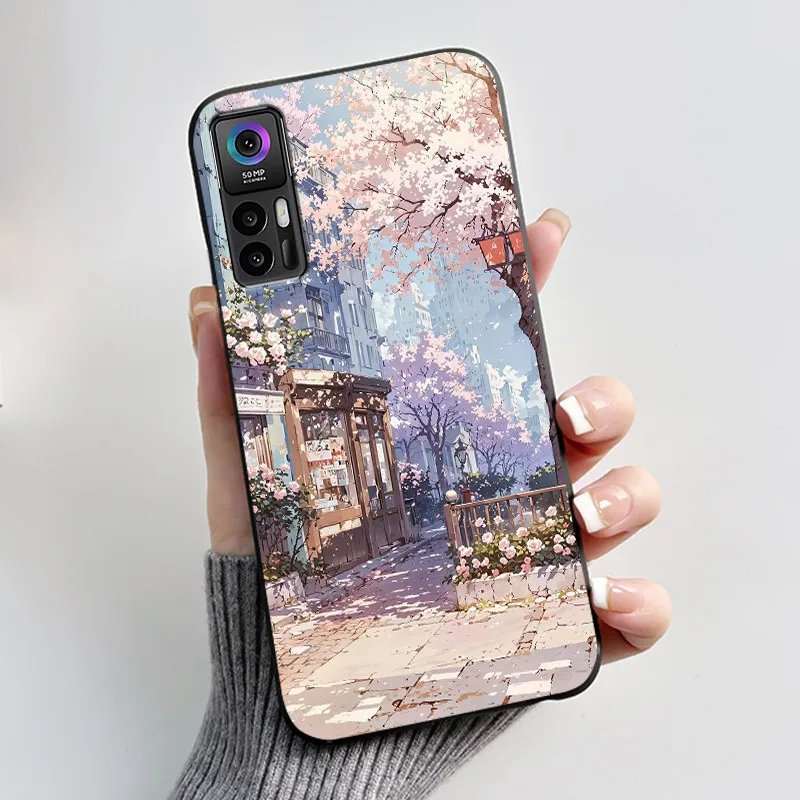 Cute Cats Shockproof Black Silicone Phone Case - Fun & Durable Protective Cover