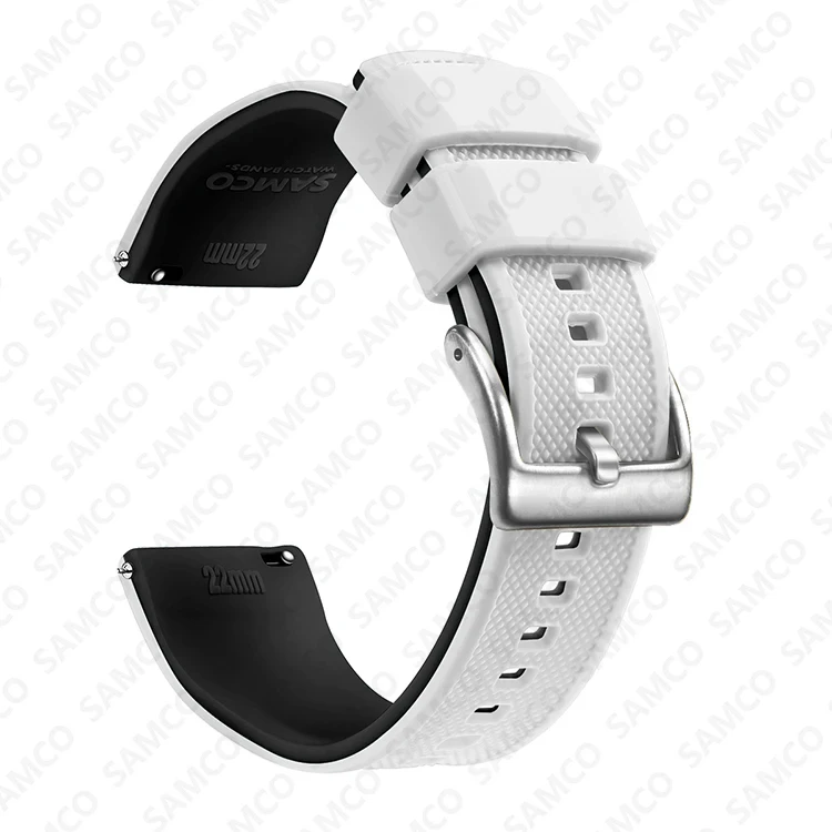 Enhanced Quick Release Silicone Watch Strap - Premium Rubber Band Replacement