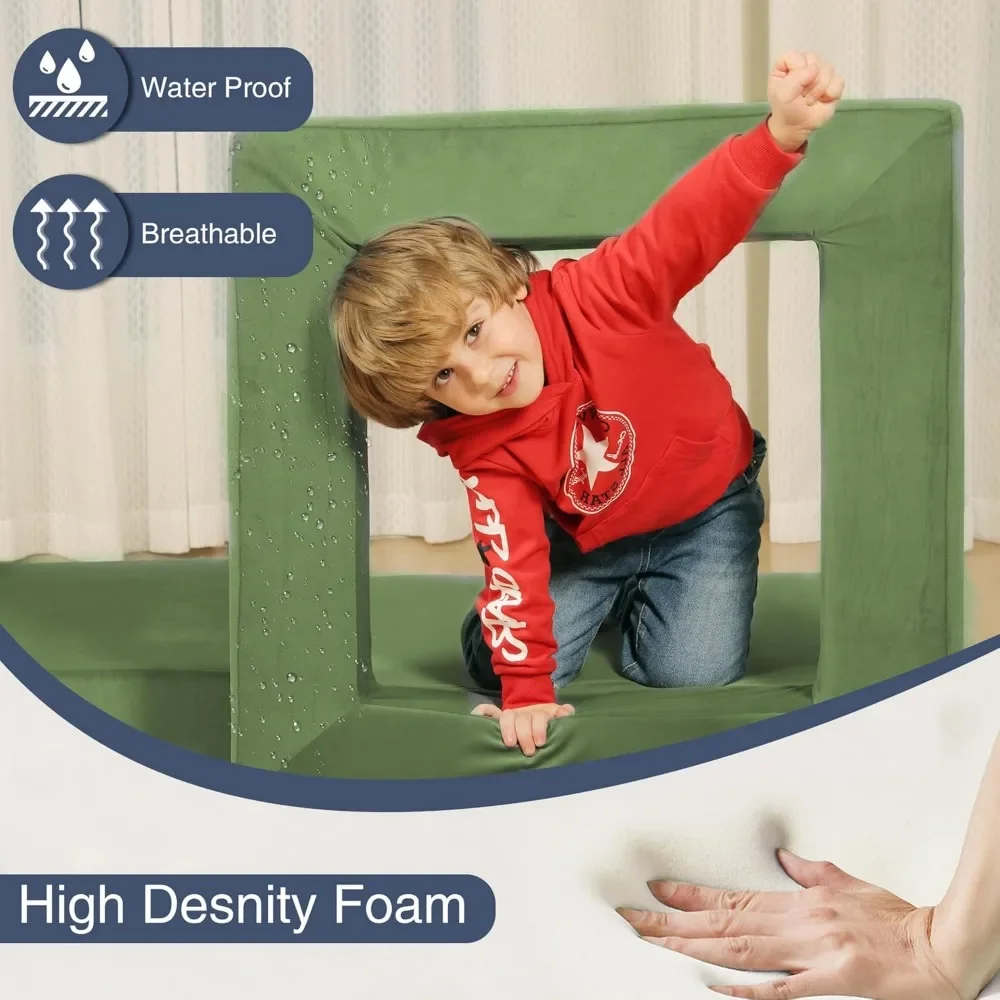 22Pcs Modular Kids Play Couch - Kids Couch for Playroom Bedroom Living Rooms 500+DIY Creativing Couch for Inspiring Child 4
