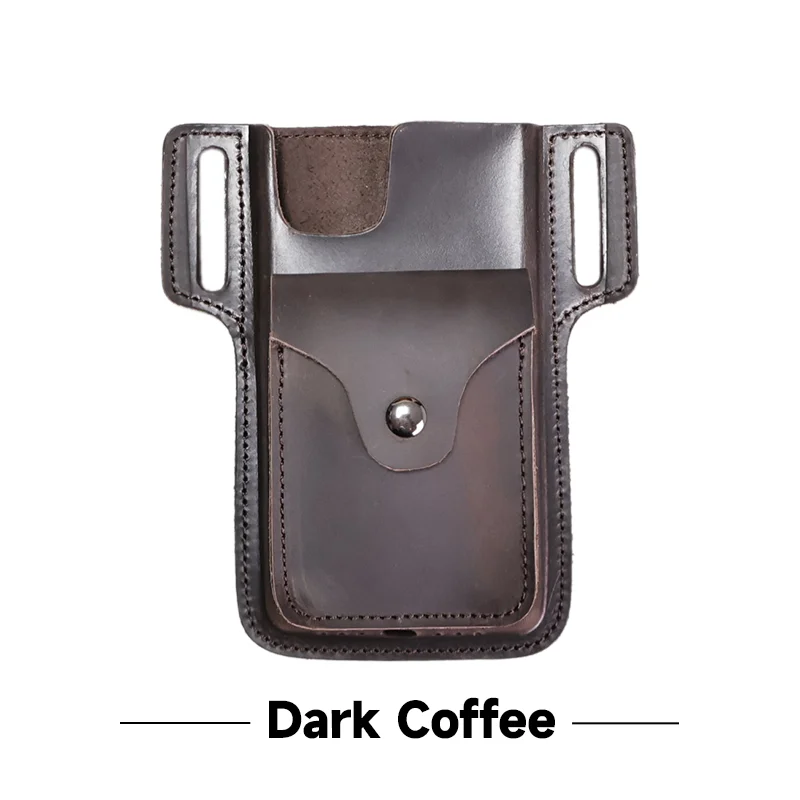 Elegant Genuine Leather Belt Holster and Waist Pack