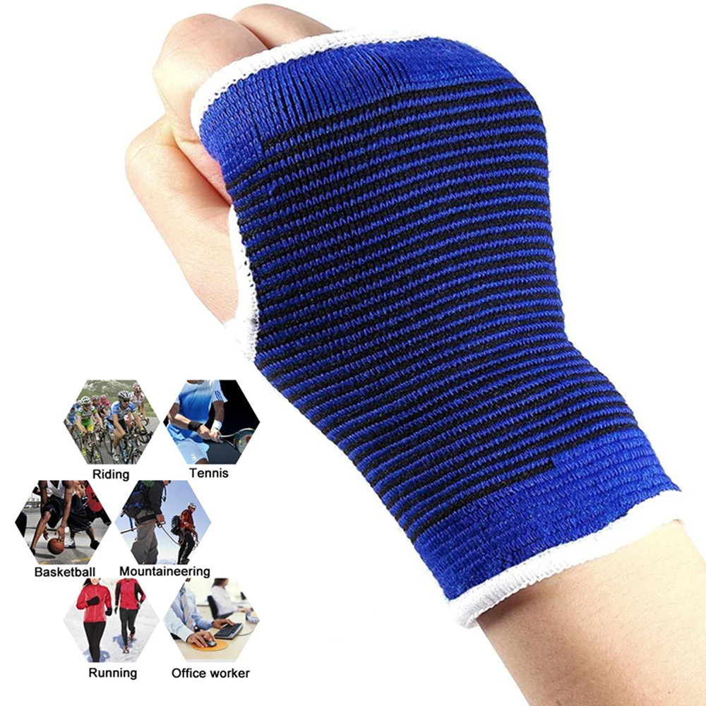 2Pcs/Pair Sports Wrist Hand Brace Gym Support Gloves Protector
