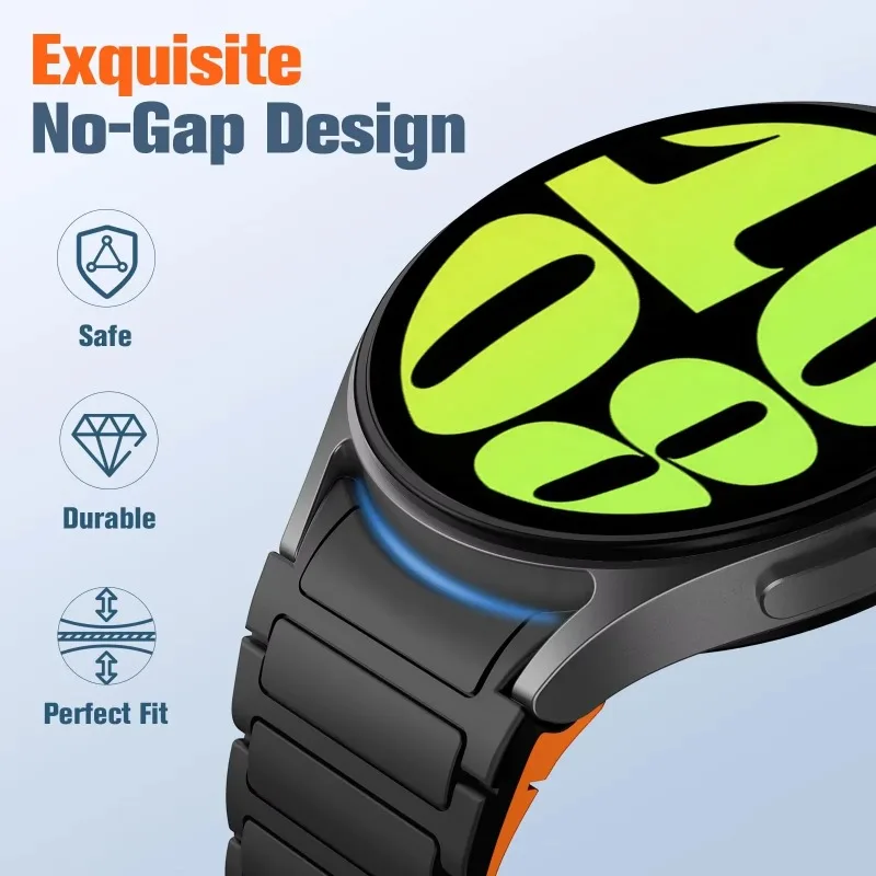 Magnetic Silicone Wristband Strap - Premium Smartwatch Accessory
