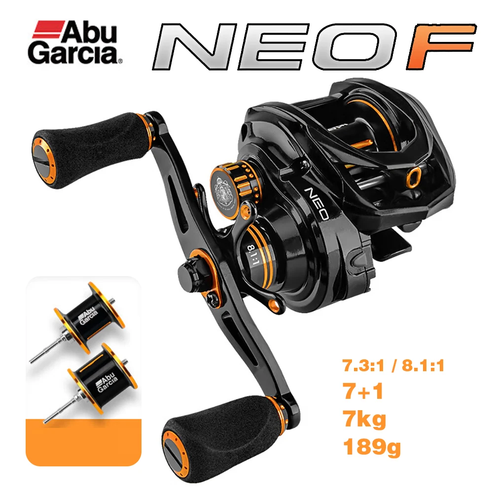 ABU GARCIA 2023 Original NEO F7/F8 Baitcasting Fishing Reel
