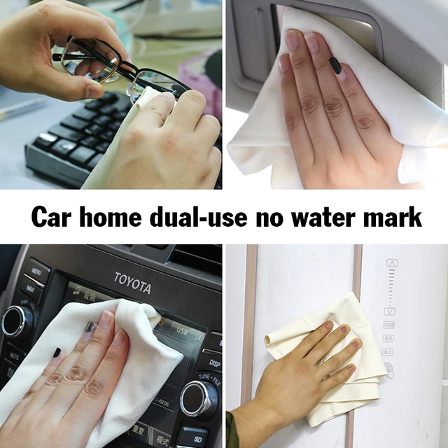 30*20 Cm -Es Konyhai Többcélú Autószövetek Tisztítása Mikroszálas Abszorbens Törlőkendők Haj Száraz Törülköző Szintetikus Szarvasbőr Pva Chamois - Image 5