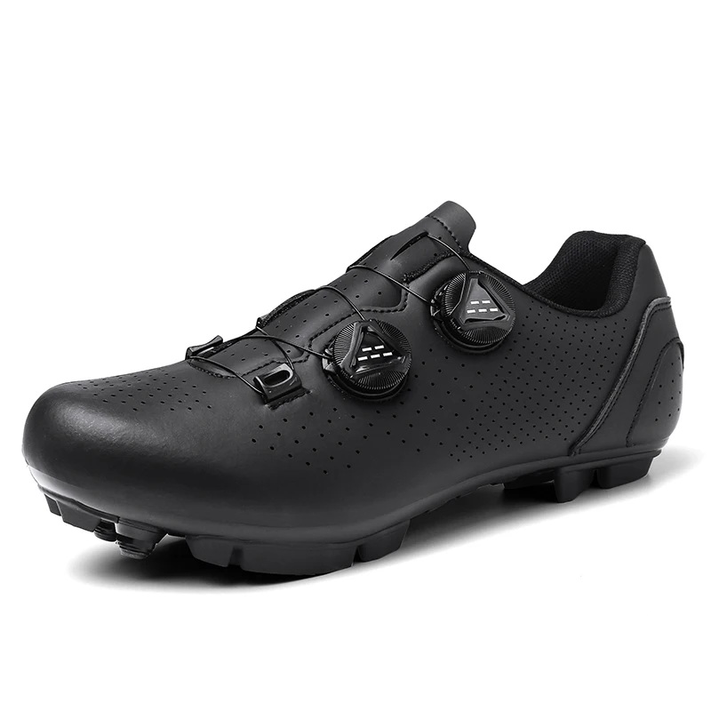Black Cycling Sneakers MTB Shoes Men Women Off-road Bike Shoes Speed Sneakers Racing Mountain Road Bicycle Plus Size