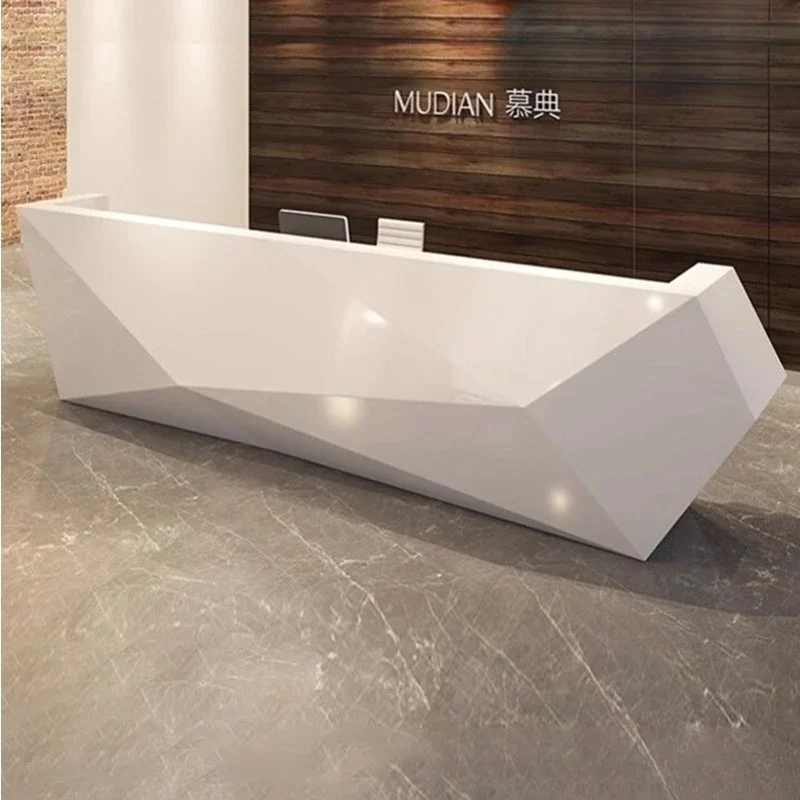 Restaurant Front Desk Table Shop Counter Help Hairdressing Reception Furniture Bank Minimalist Bakery Modern Beauty Salon Bar