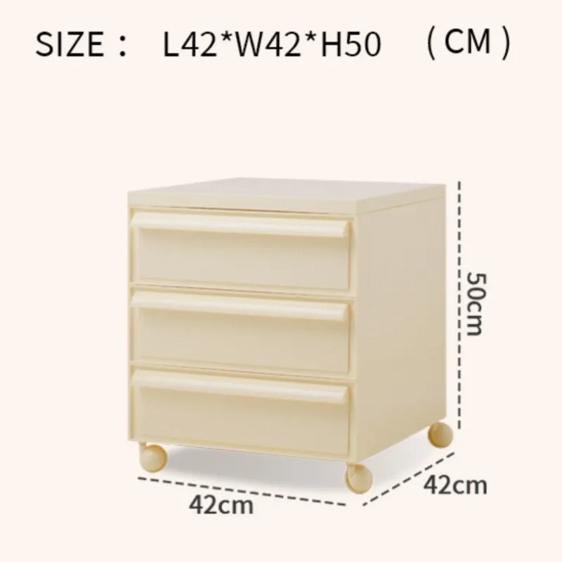 thumbnail image 1 of Gabinete de Panda minimalista moderno y cálido, mesita de noche, gabinete antiguo de estilo Wabi Sabi, gabinete de almacenamiento móvil Ins famoso en Internet, 1 of 4