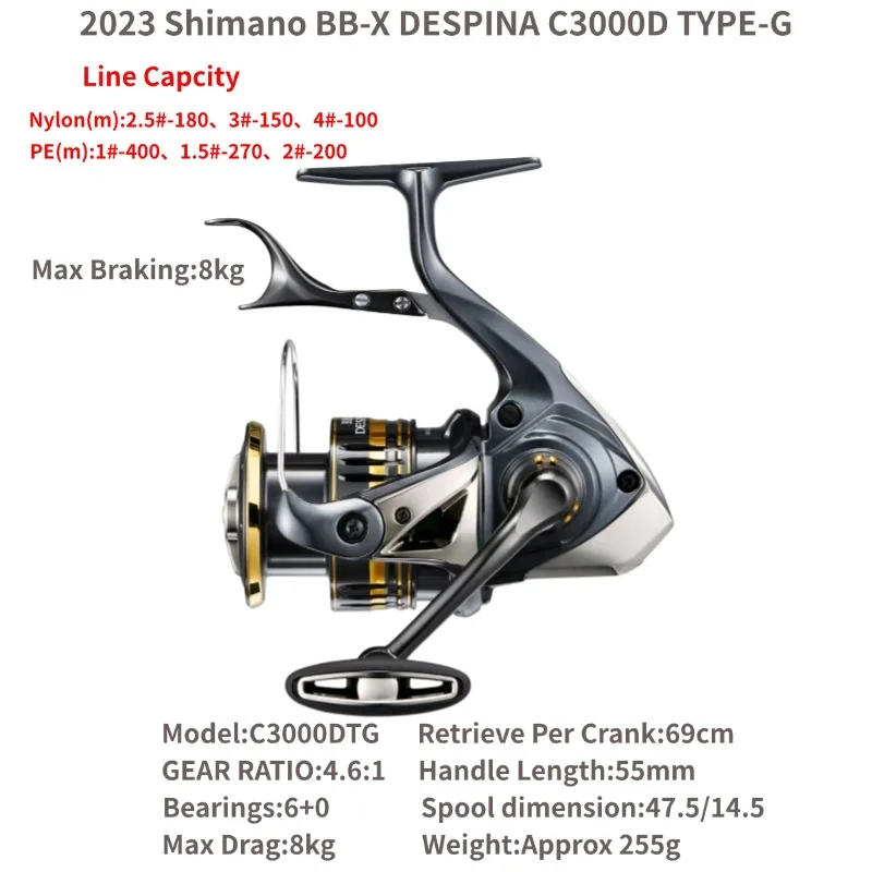 シマノ BB-X DESPINA2500DHG Shimano 23 BB-X Despina – Isofishinglifestyle