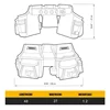 ToughBuilt TB-304-4 Handyman Tool Belt With 12 Pockets Tools Packaging Bag 2