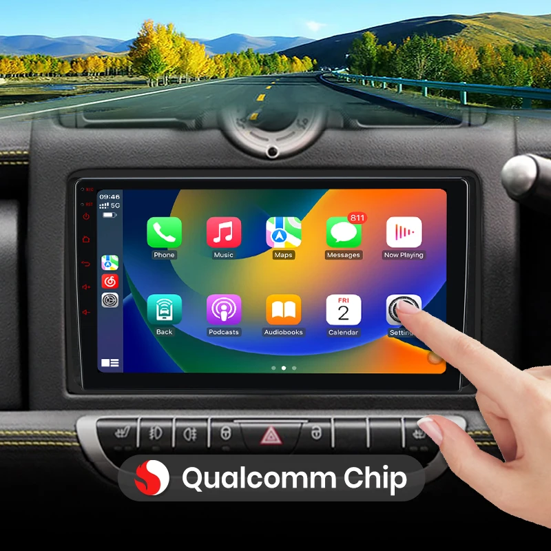 Qualcomm Chip 8 Core für Smart Fortwo 451 2005–2015 CarPlay für Apple Android Auto Autoradio GPS IPS RDS FM WiFi BT 4G