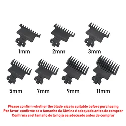 Professional Hair Trimmer Limit Comb Guards - Hairdresser Cutting Guide Accessories (1 - 11mm)