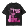 Taylors God Save T Shirts Washed Cotton Harajuku T-Shirt Swifts Singer Fashion for Men Women Tops Streetwear Printed Tees 2