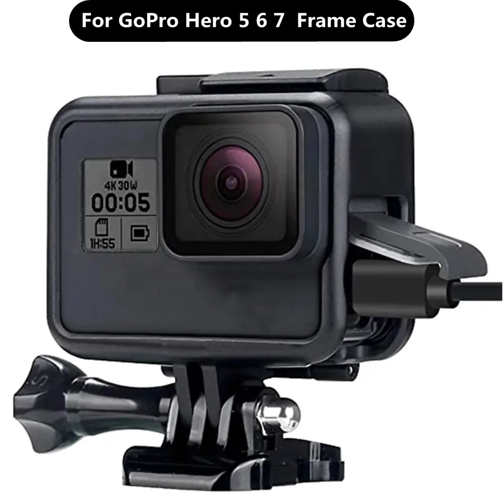 GoPro - GOPRO hero7 5年間保証 アクセサリー全て GoPro アクセサリー GoPro Hero 7 6 5 保護フレームケースビデオ