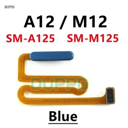 Home Power Button with Fingerprint Sensor Flex Cable (A12 M12 Blue)
