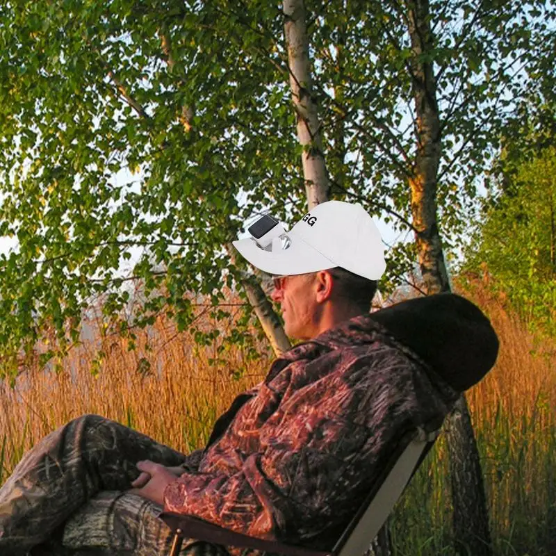 Chapeau de soleil avec ventilateur solaire, casquette de baseball rafraîchissante, pare-soleil à large bord, avec structure réglable, été