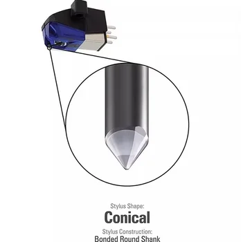 B-807 Audio Technica AT-XP3 Dual Action Magnetic Phonograph Stereo DJ Phonograph Stylus LP Vinyl Record Phonograph Turntable 2