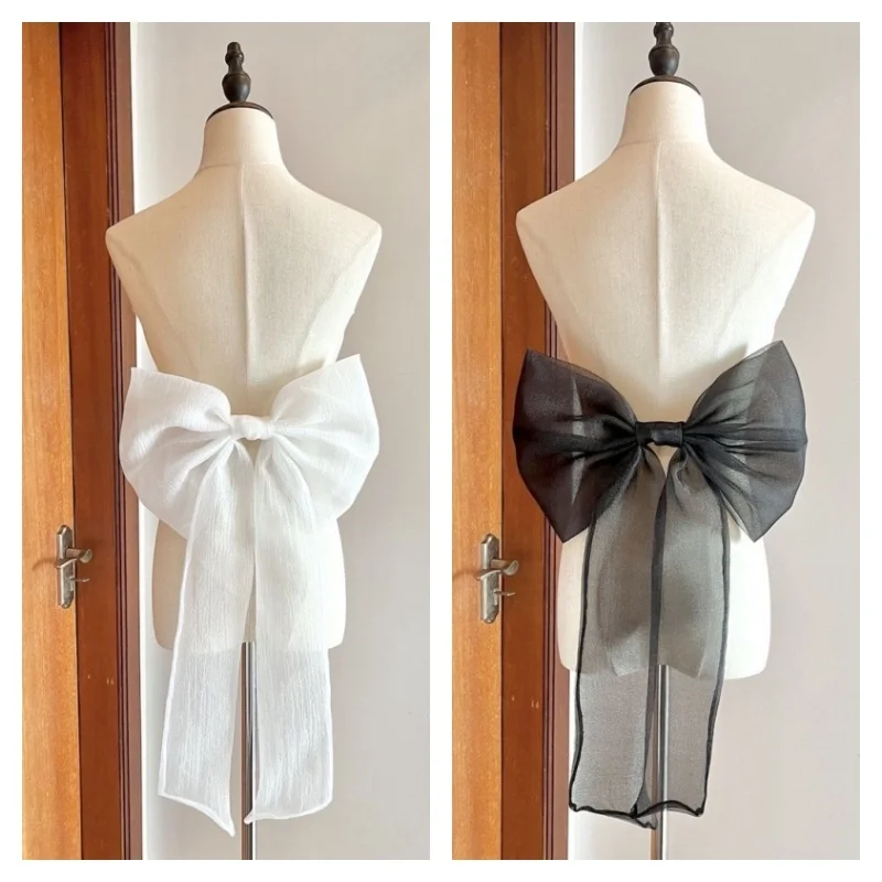 Bride Accessories Detachable Bow Belt for Women's Wedding Dress Party Dress Accessories