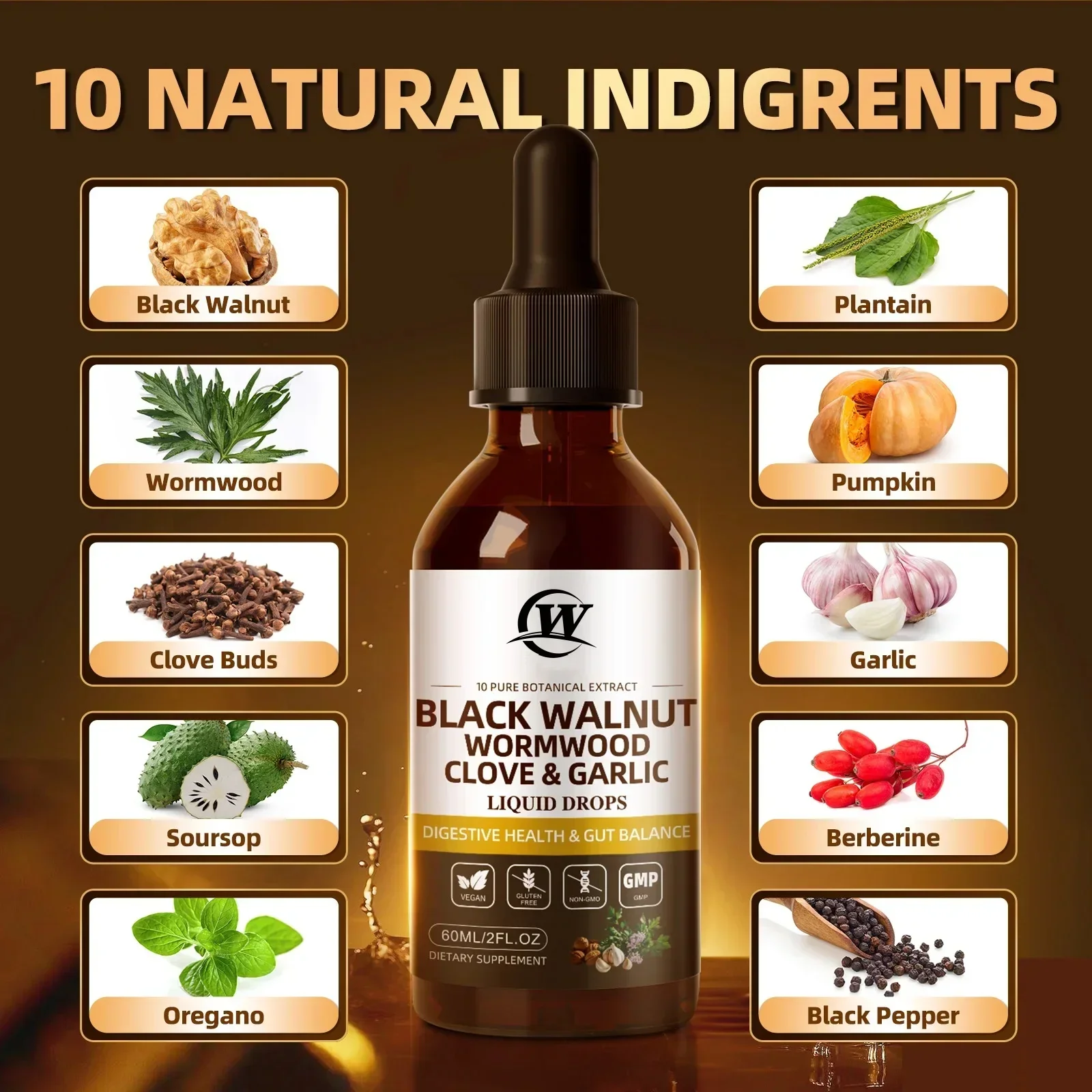 Black Walnut Drops with Wormwood & Clove 2 S53b3769afcd74e0bb08d2b6306c26853m