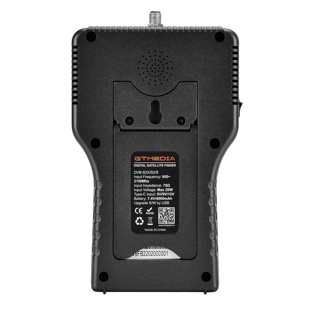 Satellite Signal Finder GTMEDIA V8 Finder max DVB-S/S2/S2X H.264/H.265 (8 bit) H.265 ACM