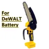 Fit For DeWALT 18V 20V Battery Cordless Chainsaw Mini Electric Chain Saw 6 Inch Woodworking Garden Logging Power Tools 1