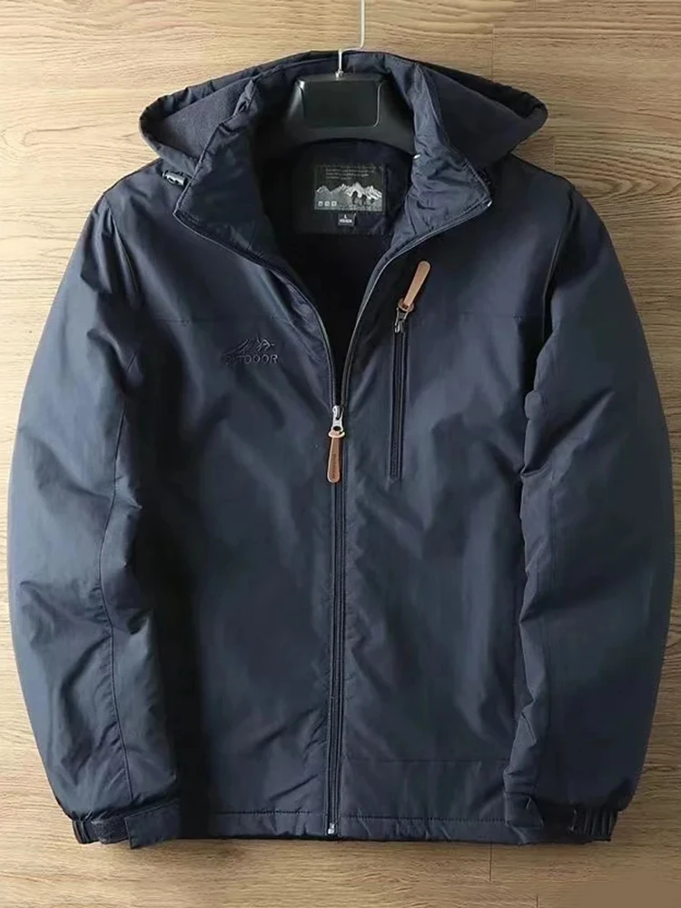 Mens Casual Tactical Jacket - Warm Padded Outdoor Coat for Autumn and Winter