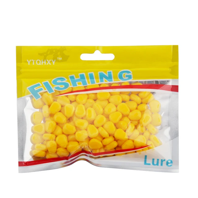 100 Pcs Fake Soft Silicone Fishing Lure Floating Lures Carp
