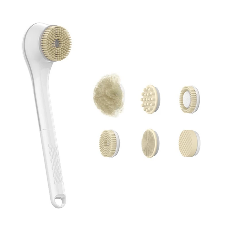 

1 компл. Электрическая щетка Bhower, губка для душа, щетка для скраба, аксессуары для ванной комнаты