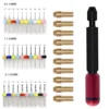 TYHM 41-Piece Needle Vise Set Decompression Hand Twist Drill Double Bearing Rotary Interchangeable Bits of Different Sizes