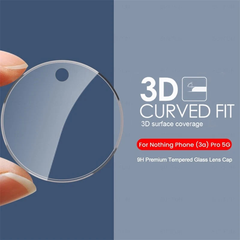 Premium 3D Curved Tempered Glass Camera Protector Film