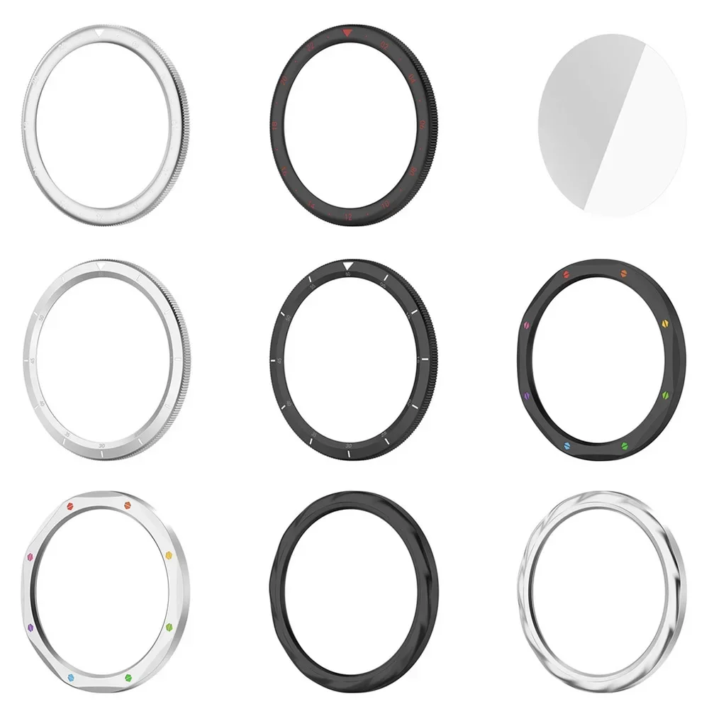 Enhanced Metal Bezel Ring with Tempered Glass Protective Film