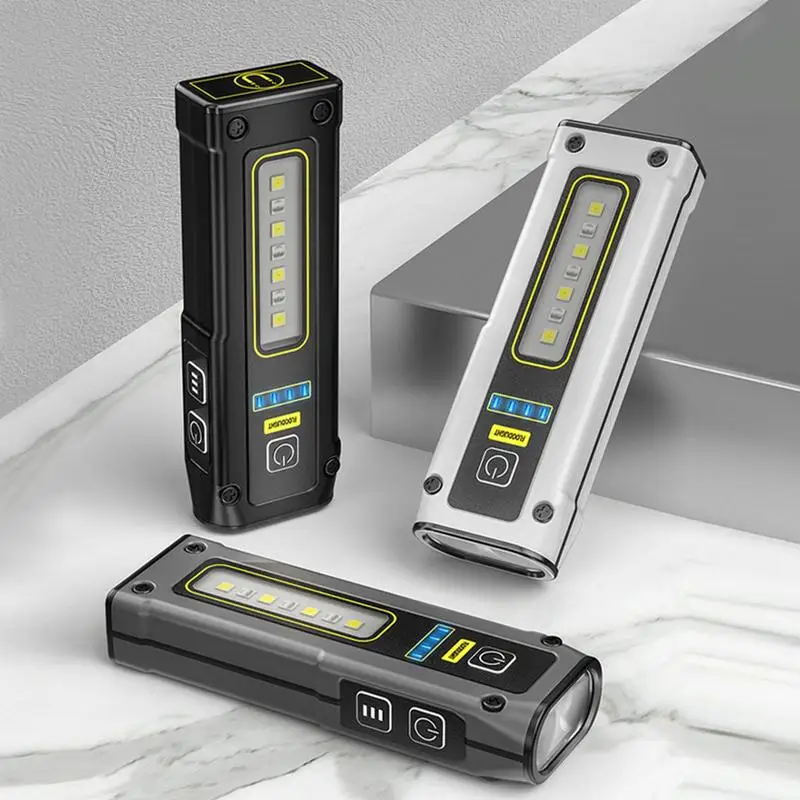 

High Power Led Flashlights Aluminum Alloy Portable Torch USB Rechargeable Flashlight Camping Accessories Power Bank