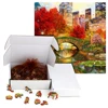 Unique Wooden Puzzles Stone Bridge Maple Tree Wood Jigsaw Puzzle Craft Irregular Family Interactive Puzzle Best Gift for Adults 5