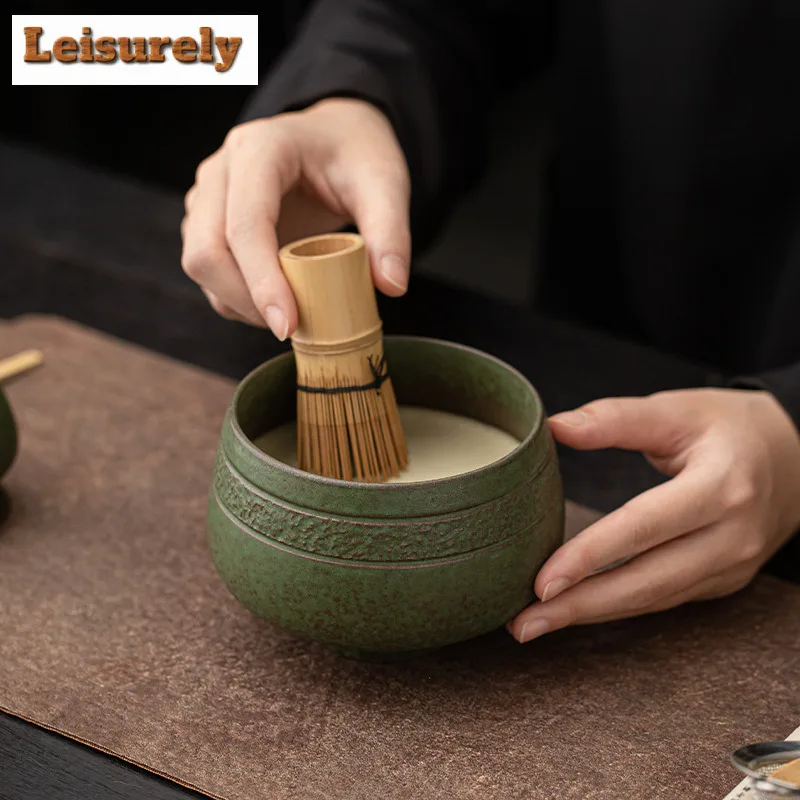 Ancient Bowl Tea Set Complete Set Aesthetic Matcha Whip Japanese Matcha Set Kit Green Tea Powder Matcha Cup Tea Ordering Tools