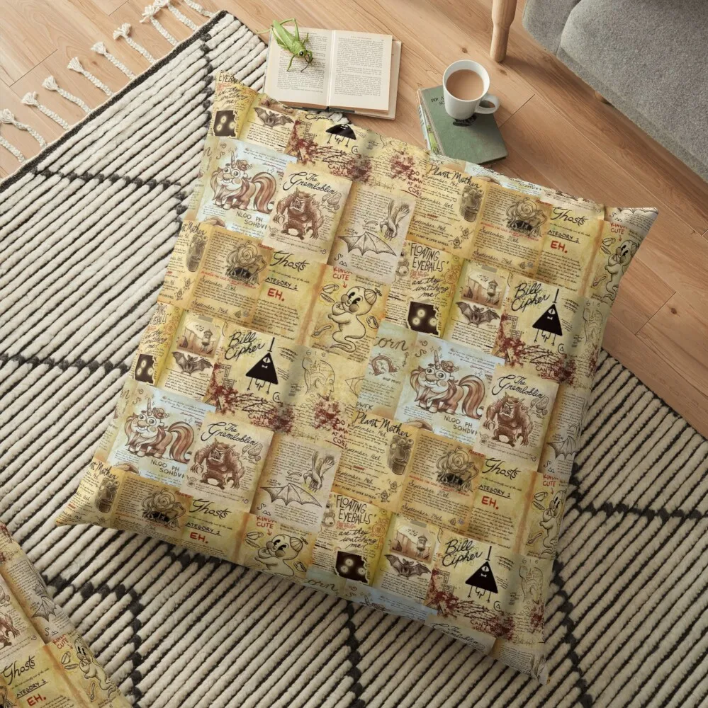 

mystery creatures Floor Pillow Luxury Living Room Decorative Cushions Cusions Cover