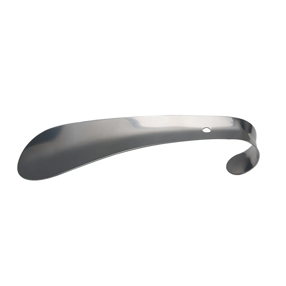 

Solid Stainless Steel Shoehorn Wearing Tool Accessories Long Handle Convenient For Seniors Professional Shoes Lifter Durable