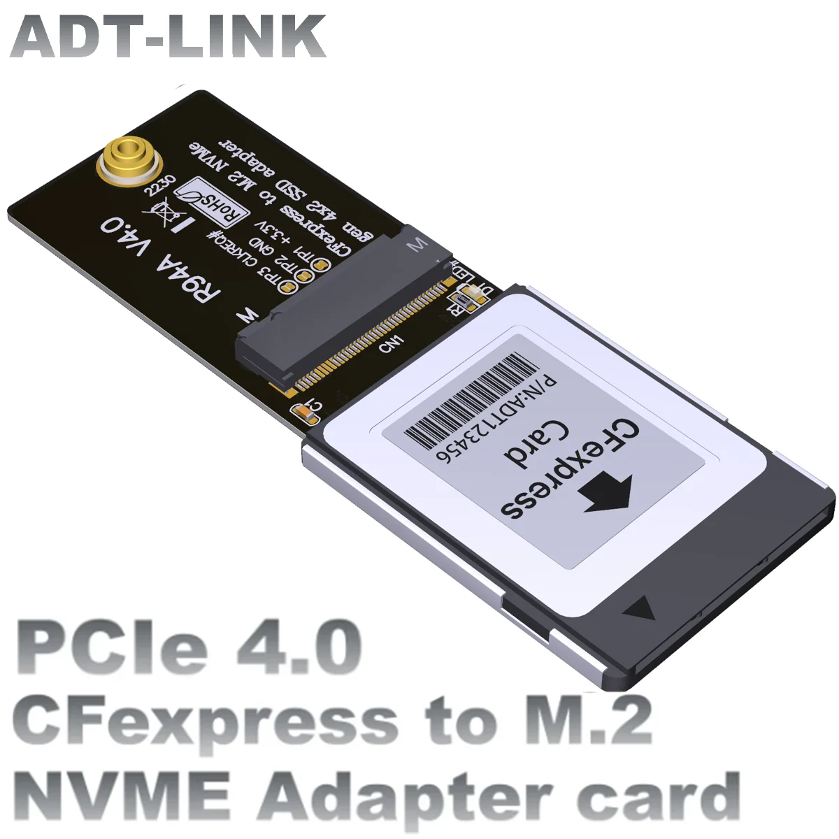 Адаптер SSD ADT CFexpress Type-B на M.2 NVMe M Key, Расширительная карта CH SN530 SSD для Canon R5 Z6Z7 XBOX Nikon Sony Panasonic